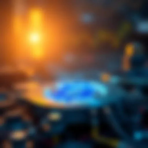 A visual representation of 1 Inch Crypto's liquidity aggregation feature.