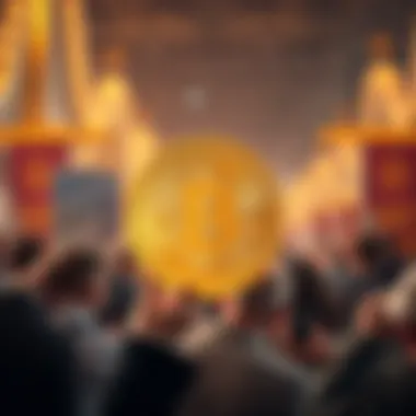 Regulatory Impacts on Bitcoin Pricing Illustration showcasing the impact of regulations on Bitcoin prices