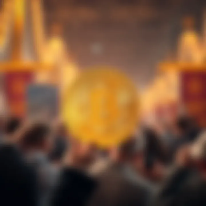 Regulatory Impacts on Bitcoin Pricing Illustration showcasing the impact of regulations on Bitcoin prices