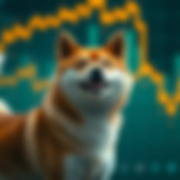 Graph illustrating the interaction between Binance and Shiba Inu