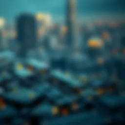 Conceptual illustration of blockchain technology