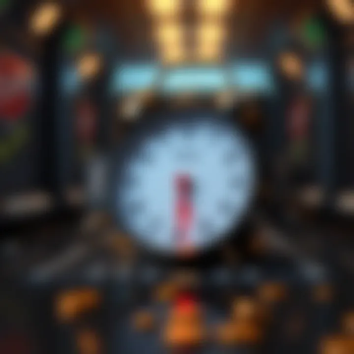 Timing and Its Importance in Coin Listings A digital clock symbolizing timing in coin listings