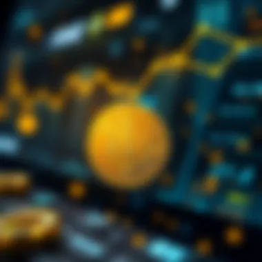 Cryptocurrency Transaction Dynamics Visual representation of cryptocurrency transactions