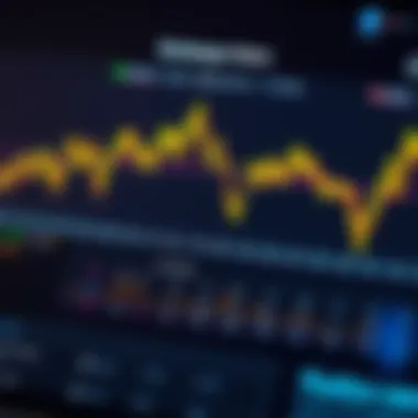 Chart comparing live exchange rates of various cryptocurrencies