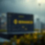 Visual representation of the Binance platform interface