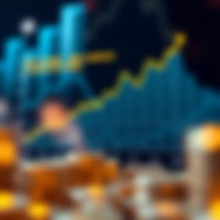 Graph showing risk management strategies in crypto