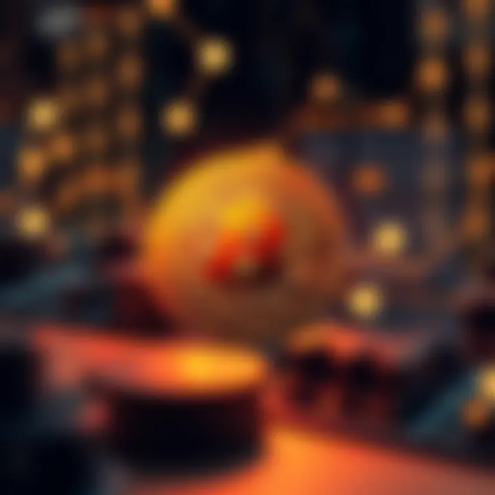 Infographic showcasing technological advancements in digital coins