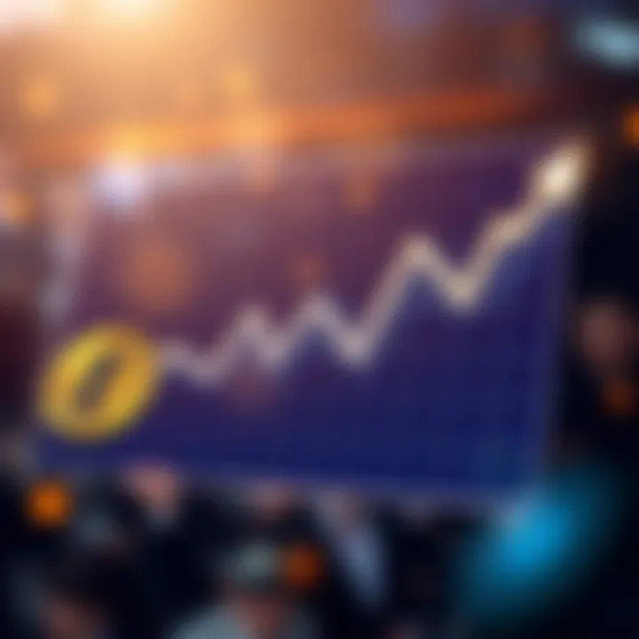 Graph showcasing the potential global financial impact