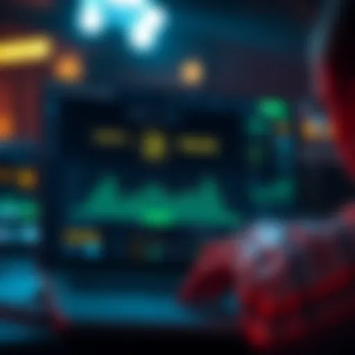 Overview of a cryptocurrency lending platform interface