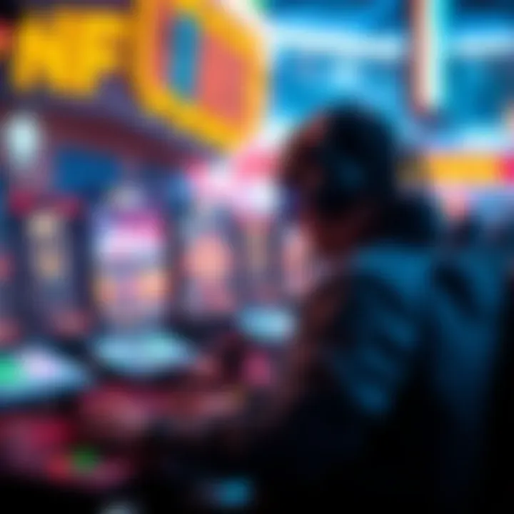 Graphical analysis of market trends in the NFT gaming sector