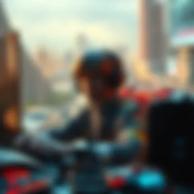 Artistic depiction of player ownership in the NFT gaming landscape