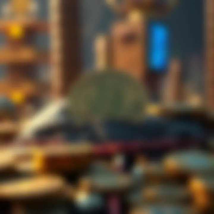 Identifying Risks in Cryptocurrency Staking Illustration depicting risks associated with staking in digital assets