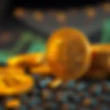 Visual representation of staking mechanics in cryptocurrency