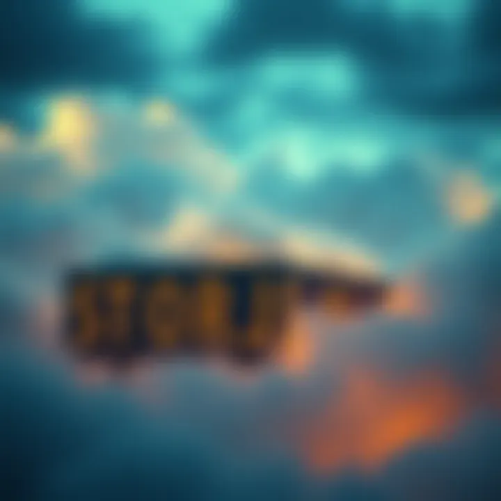 Decentralized cloud storage infographic