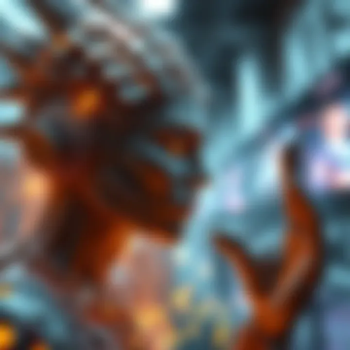 Transforming Creativity: The Evolution of Digital Art A conceptual image illustrating the evolution of digital art and NFTs, capturing their transformative impact on creativity.