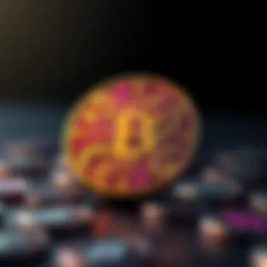 The Allure of Unique Tokens A striking visual representation of a unique non-fungible token featuring bold colors and intricate designs.