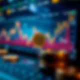 Graph illustrating cryptocurrency market trends