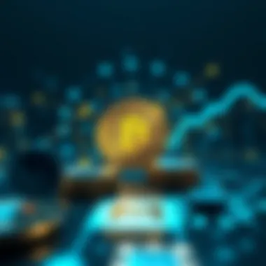 Infographic showing technological insights into cryptocurrency