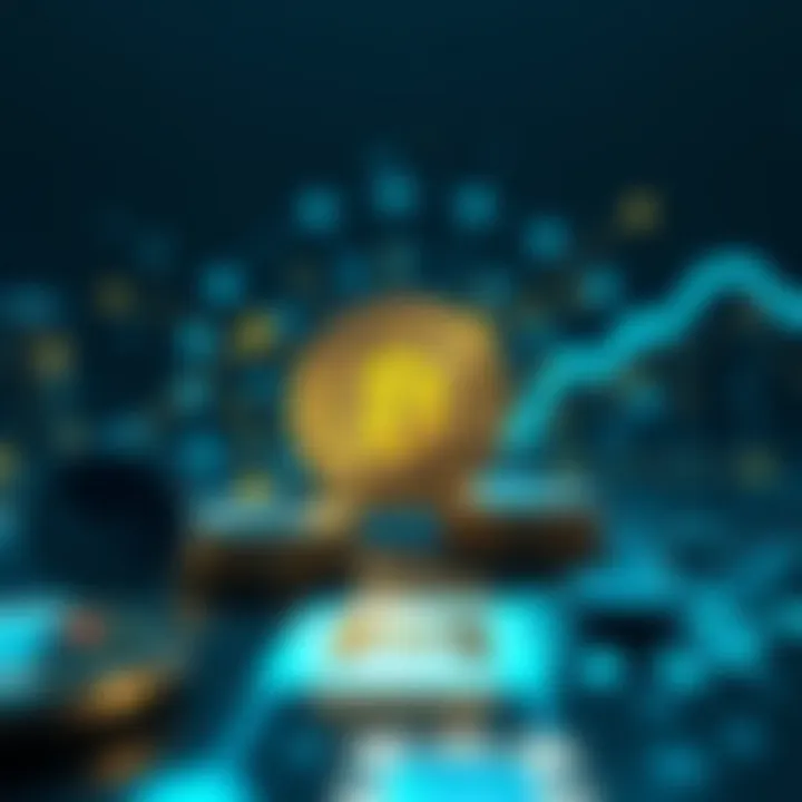 Infographic showing technological insights into cryptocurrency