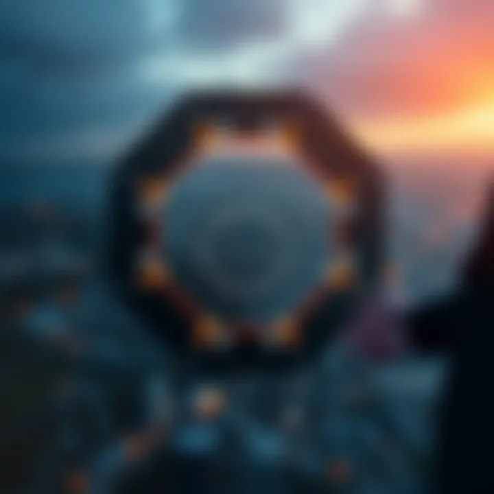 Infographic illustrating the technological frameworks of Kyber Forge