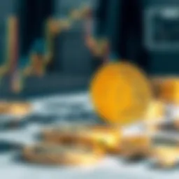 Conceptual representation of cryptocurrency integrated into retirement accounts