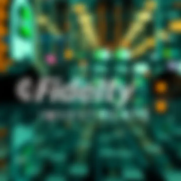 Fidelity Investments and Digital Currency Integration Fidelity Investments logo overlaid with digital currency symbols