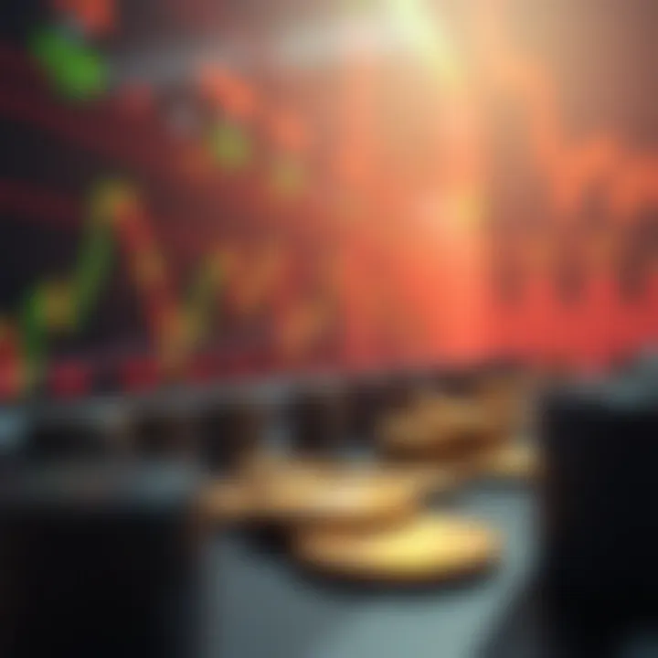 Conceptual image illustrating cryptocurrency trading strategies