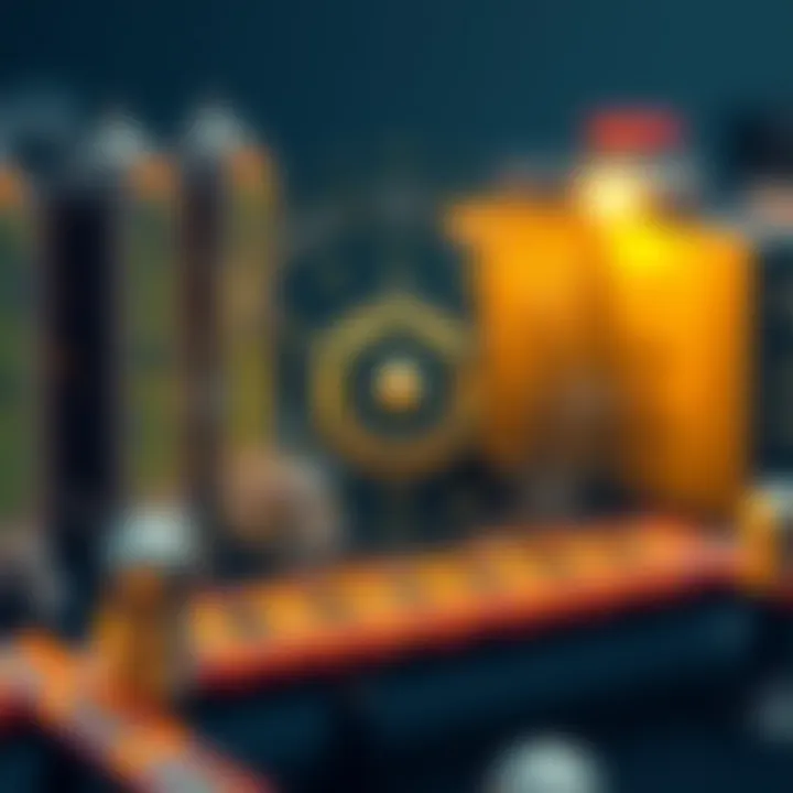 Tokenomics Components Overview Diagram showing tokenomics and its components