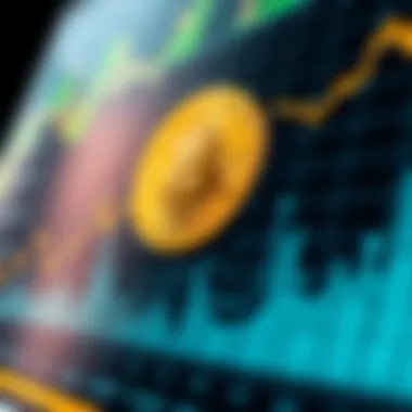 Exploring Cryptocurrency Growth Indicators A digital representation of various cryptocurrencies with growth charts