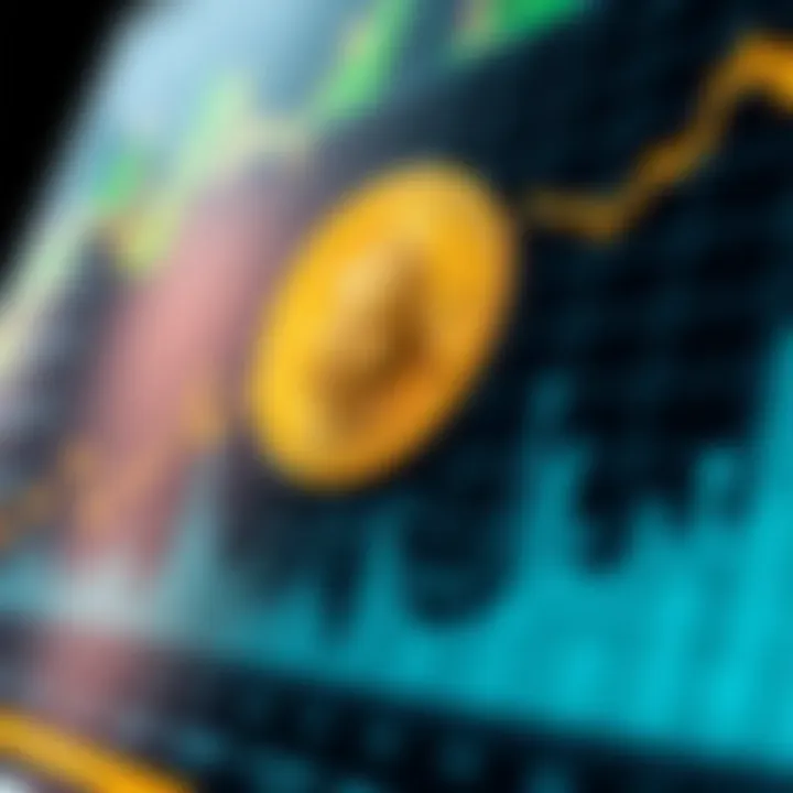 Exploring Cryptocurrency Growth Indicators A digital representation of various cryptocurrencies with growth charts