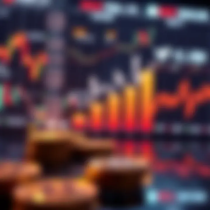 Growth of Digital Finance Conceptual image depicting digital finance growth with graphs and charts