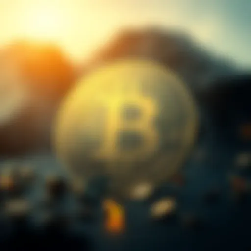 A creative depiction of MacCoin as a digital currency symbol