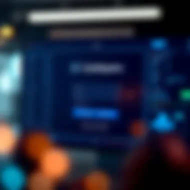 Secure login interface of Coinbase Pro