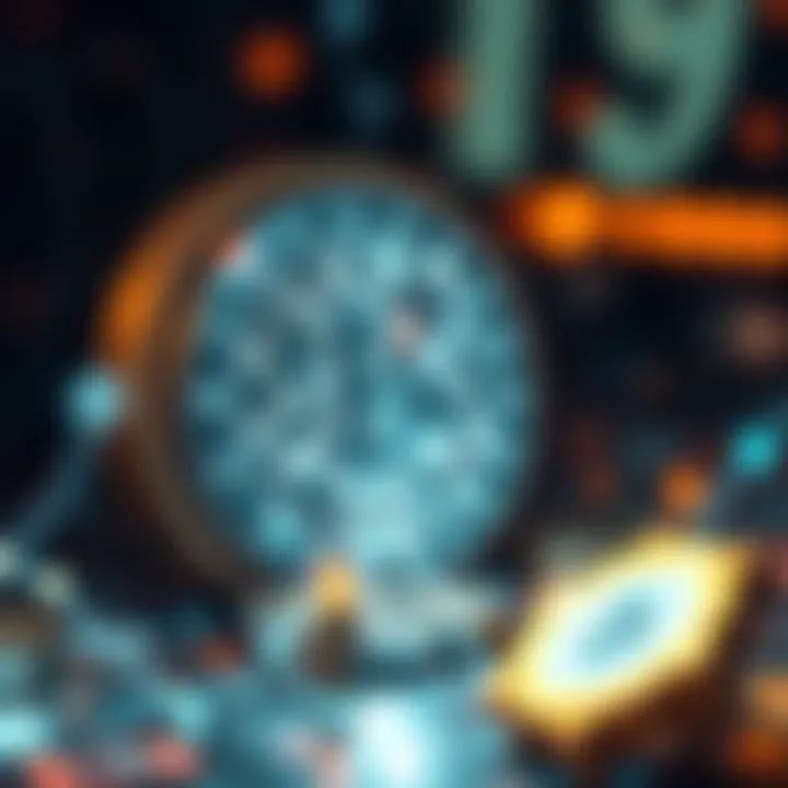 An abstract representation of digital ownership in the NFT space