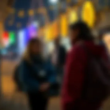 A conceptual image symbolizing community engagement in the NFT market