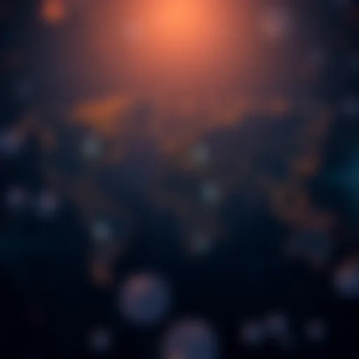 Global map highlighting major non-US crypto exchanges