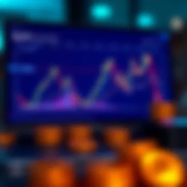 Visual representation of cryptocurrency charts