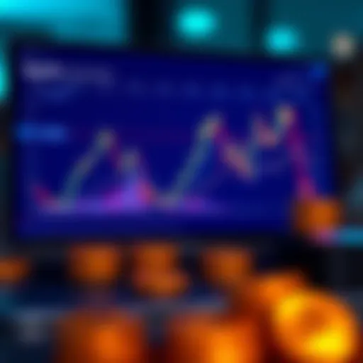 Visual representation of cryptocurrency charts