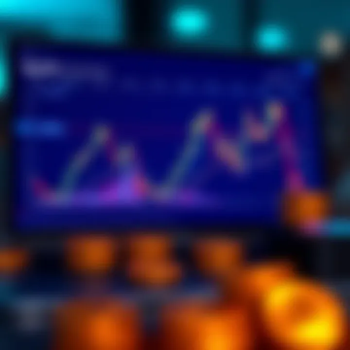 Visual representation of cryptocurrency charts