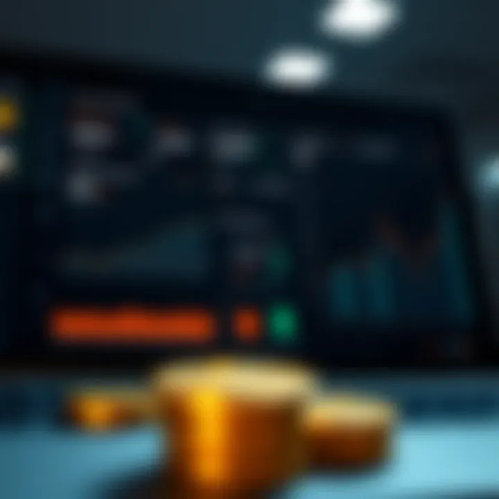 Dashboard displaying various investment performance metrics