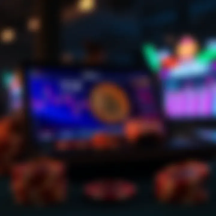 Bitcoin Transactions in Online Poker A digital wallet interface showcasing Bitcoin transactions in online poker