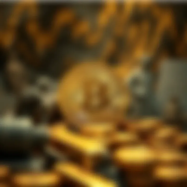 Historical depiction of gold's role in finance through the ages