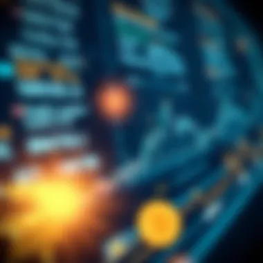 A digital ledger displaying supply chain transactions