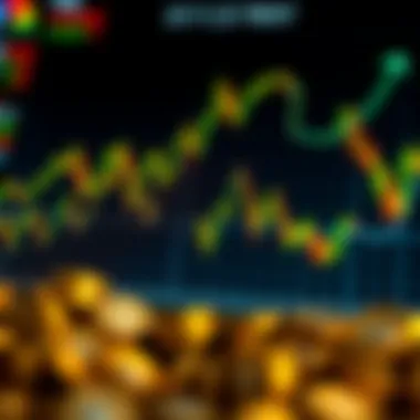 Graph depicting cryptocurrency market trends