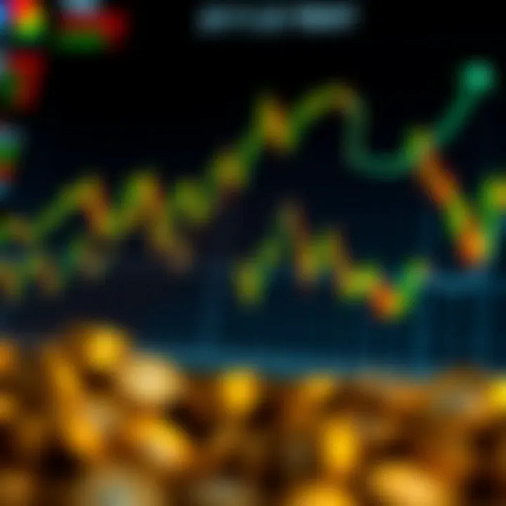 Graph depicting cryptocurrency market trends