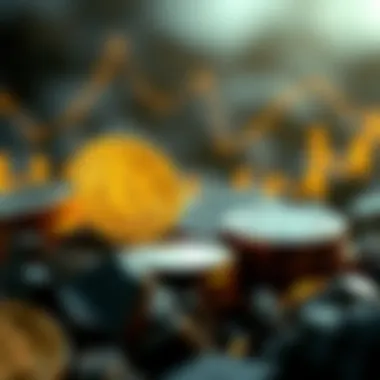 An illustration depicting investment strategies in crypto