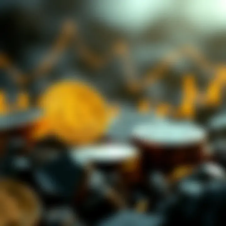 An illustration depicting investment strategies in crypto