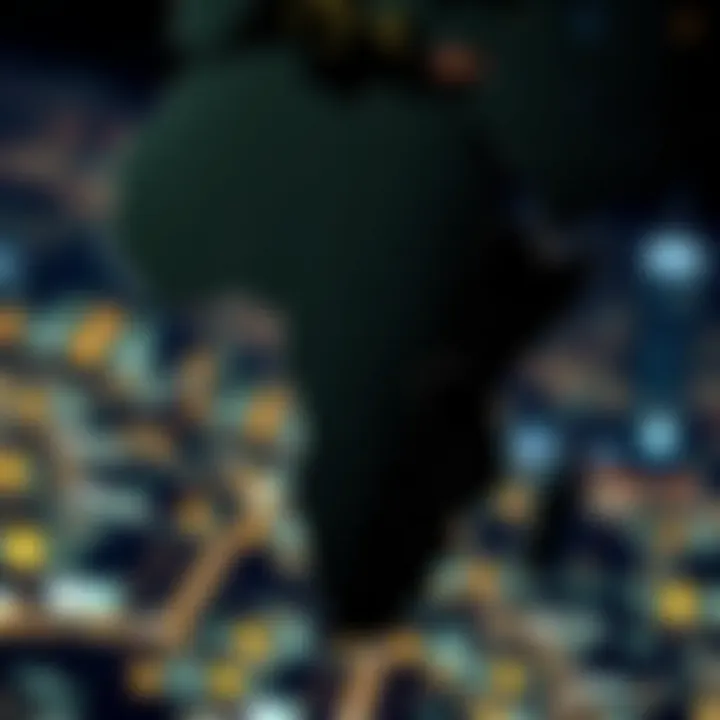 Map of CFA zones in Africa