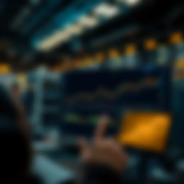 Visual representation of the Coinbase platform interface