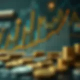 Visual representation of digital currency growth